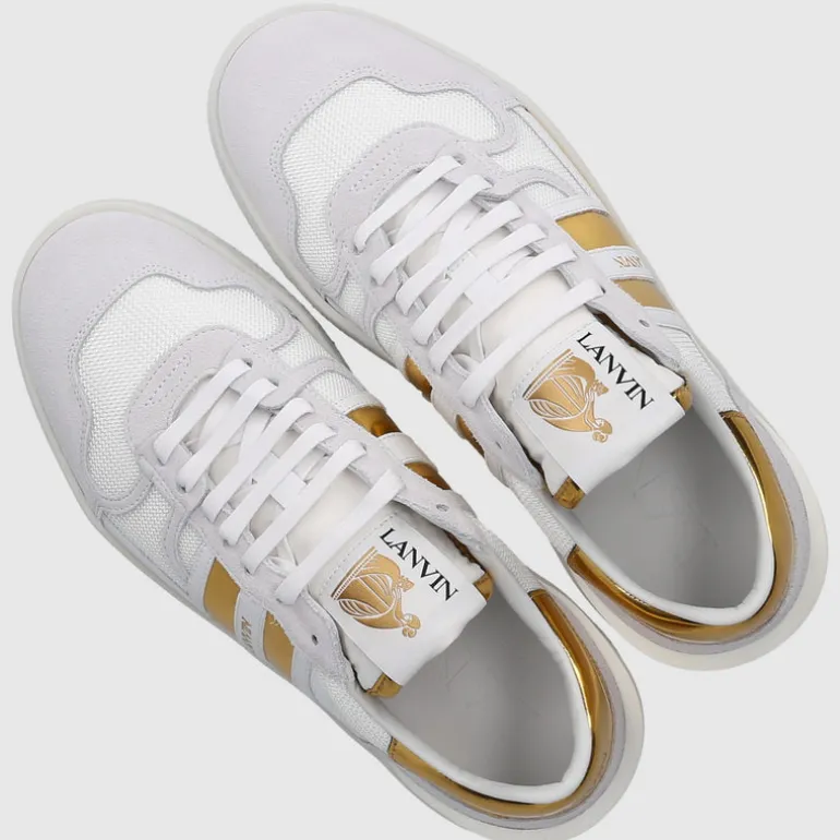 Lanvin Damen Sneaker low MESH CLAY Veloursleder
