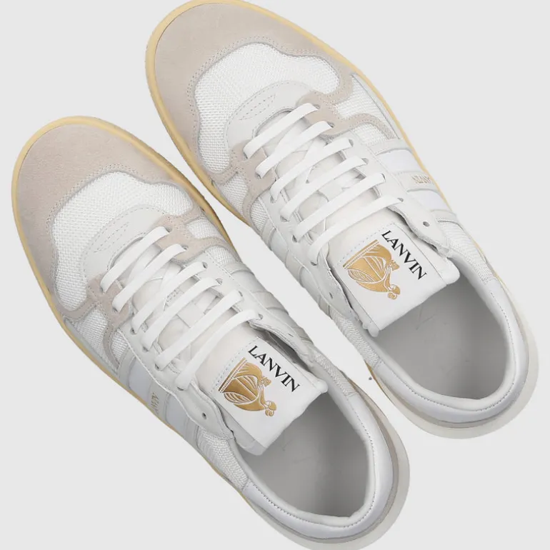 Lanvin Damen Sneaker low MESH CLAY Veloursleder