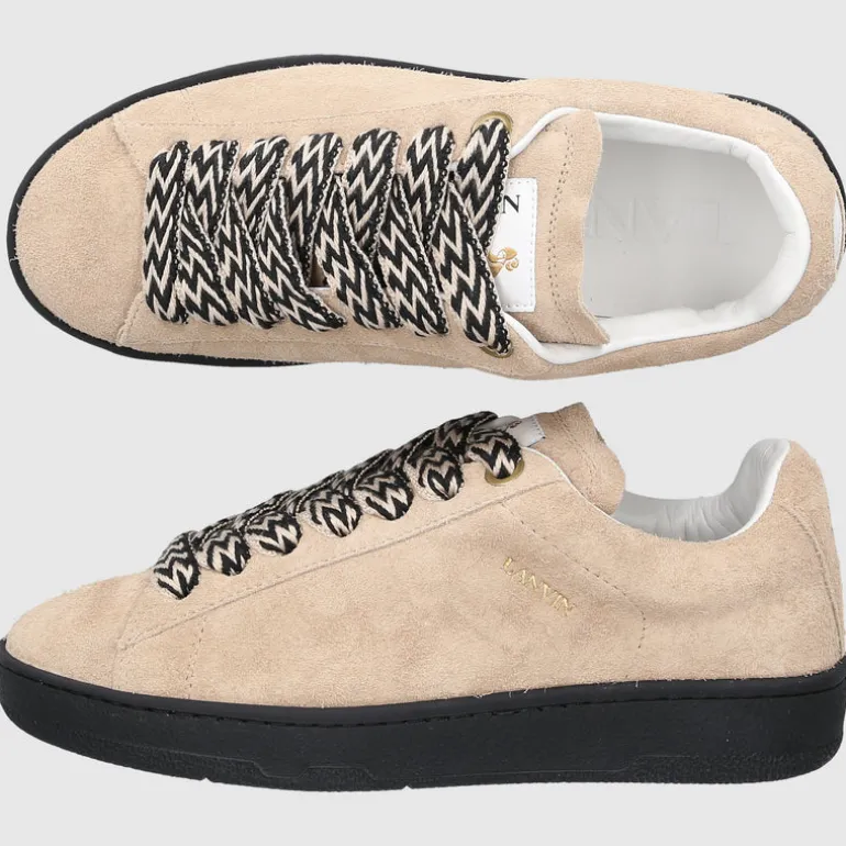Lanvin Damen Sneaker low CURB LITE Veloursleder