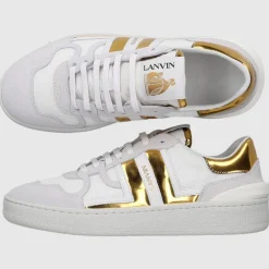 Lanvin Damen Sneaker low MESH CLAY Veloursleder