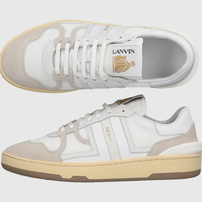 Lanvin Damen Sneaker low MESH CLAY Veloursleder