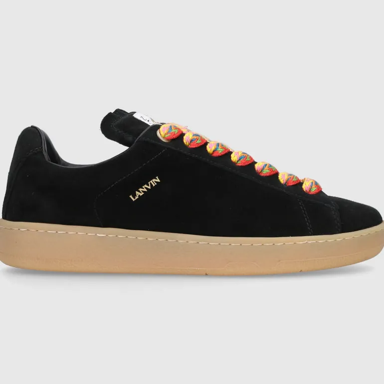 Lanvin Herren Sneaker low CURB LITE Veloursleder