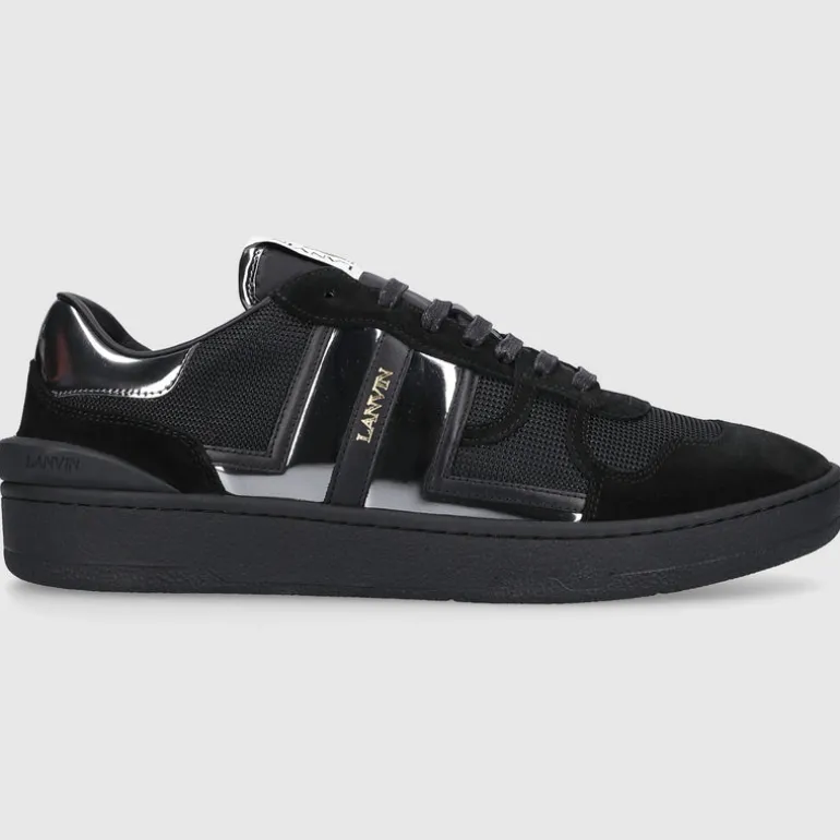 Lanvin Herren Sneaker low CLAY LACE Veloursleder