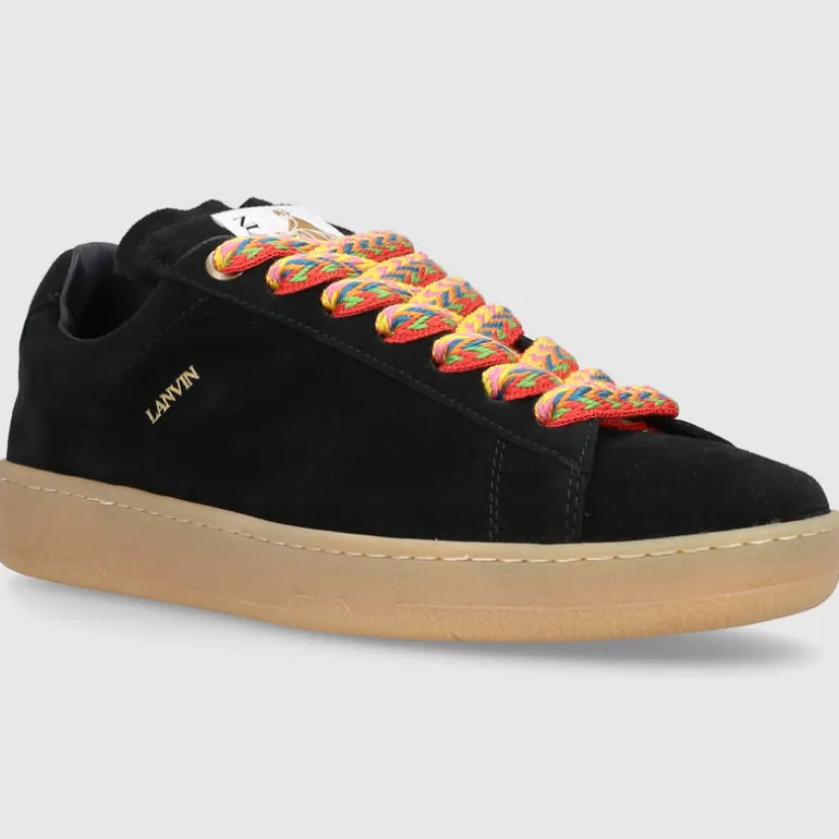 Lanvin Herren Sneaker low CURB LITE Veloursleder