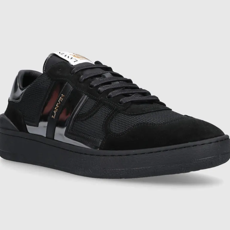 Lanvin Herren Sneaker low CLAY LACE Veloursleder