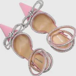 Mach & Mach Damen Pumps DOUBLE BOW Satin