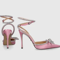 Mach & Mach Damen Pumps DOUBLE BOW Satin