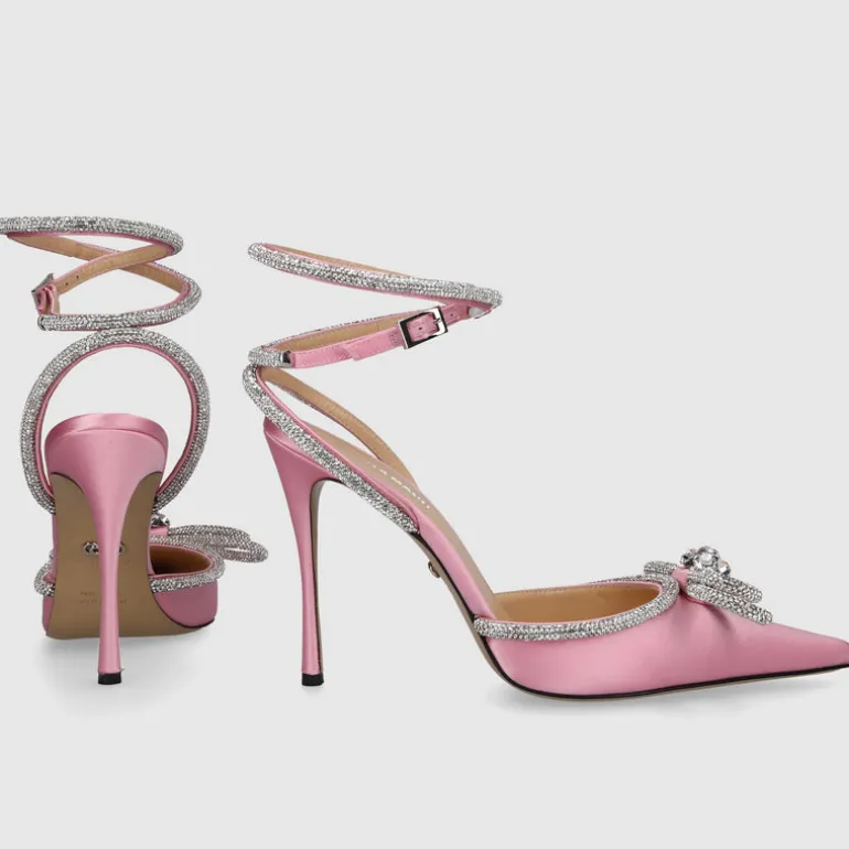Mach & Mach Damen Pumps DOUBLE BOW Satin