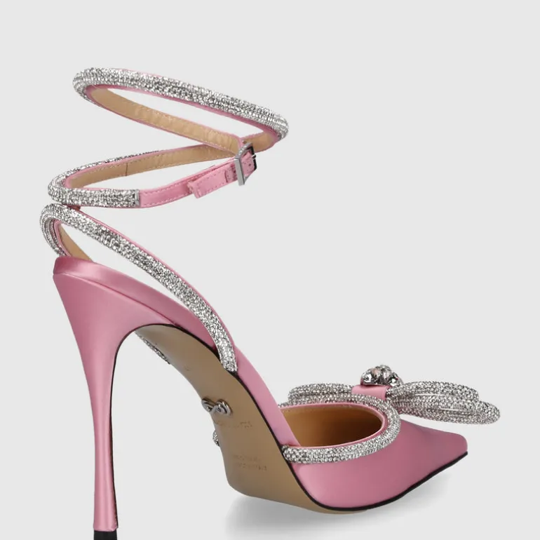 Mach & Mach Damen Pumps DOUBLE BOW Satin