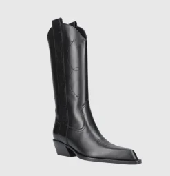 Off-White Damen Stiefeletten FOR WALKING TEXAN Kalbsleder