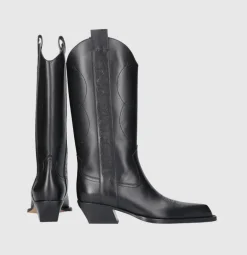 Off-White Damen Stiefeletten FOR WALKING TEXAN Kalbsleder