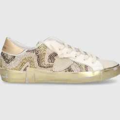 Philippe Model Damen SNEAKER PRLD BEIGE-GOLD