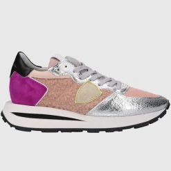 Philippe Model Damen Sneaker low TROPEZ Materialmix