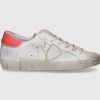 Philippe Model Damen SNEAKER PRLD WEISS-ORANGE