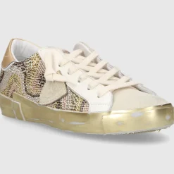 Philippe Model Damen SNEAKER PRLD BEIGE-GOLD