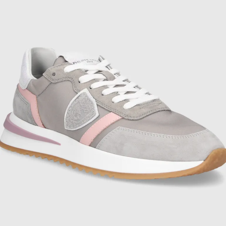 Philippe Model Damen SNEAKER TYLD GRAU-ROSA