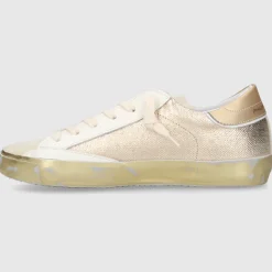 Philippe Model Damen SNEAKER PRLD BEIGE-GOLD