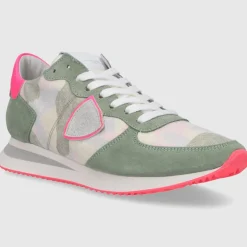 Philippe Model Damen Sneaker low TZLD-CN24 Veloursleder
