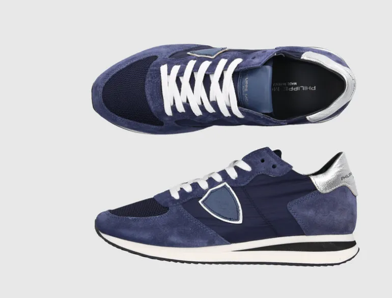 Philippe Model Damen Sneaker low TRPX Veloursleder