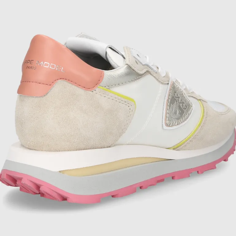 Philippe Model Damen SNEAKER TKLD WEISS-ROSA