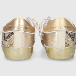 Philippe Model Damen SNEAKER PRLD BEIGE-GOLD
