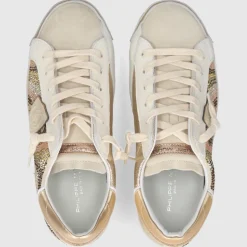 Philippe Model Damen SNEAKER PRLD BEIGE-GOLD