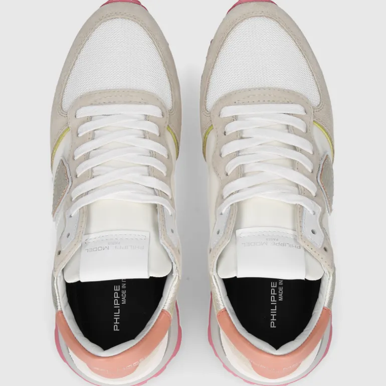 Philippe Model Damen SNEAKER TKLD WEISS-ROSA