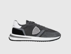Philippe Model Herren Sneaker low TYLU W035 Veloursleder