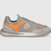 Philippe Model Herren SNEAKER OYLU GRAU-ORANGE