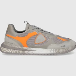 Philippe Model Herren SNEAKER OYLU GRAU-ORANGE
