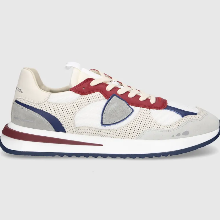 Philippe Model Herren SNEAKER OYLU WEISS-BORDEAUX