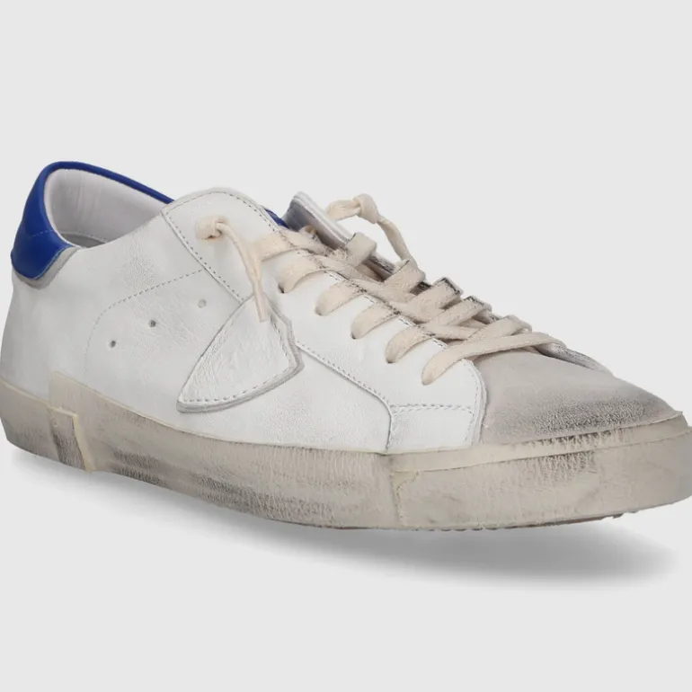 Philippe Model Herren SNEAKER PRLU WEISS-BLAU