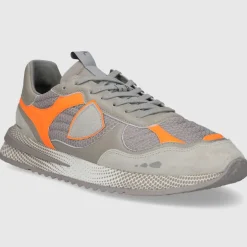 Philippe Model Herren SNEAKER OYLU GRAU-ORANGE