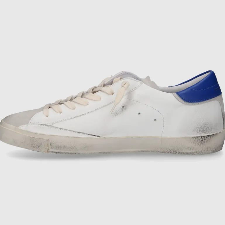 Philippe Model Herren SNEAKER PRLU WEISS-BLAU