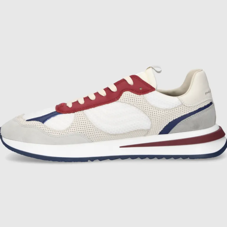 Philippe Model Herren SNEAKER OYLU WEISS-BORDEAUX