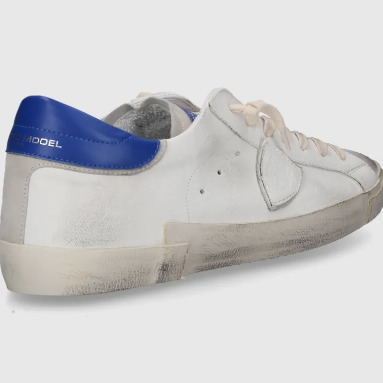 Philippe Model Herren SNEAKER PRLU WEISS-BLAU