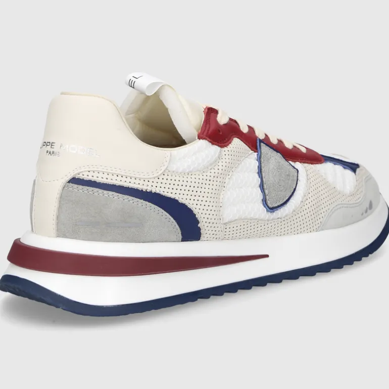 Philippe Model Herren SNEAKER OYLU WEISS-BORDEAUX