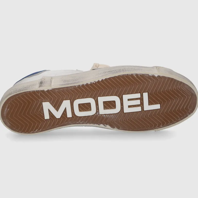 Philippe Model Herren SNEAKER PRLU WEISS-BLAU