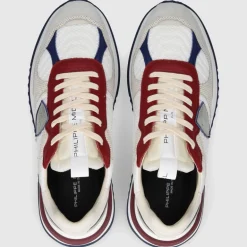 Philippe Model Herren SNEAKER OYLU WEISS-BORDEAUX
