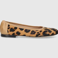 Pomme D`OR Damen Ballerinas 0971 Materialmix Leo