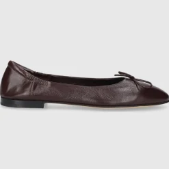 Pomme D`OR Damen Ballerinas 0450C Kalbsleder dunkelbraun