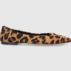 Pomme D`OR Damen Ballerinas 1000U Materialmix Leo