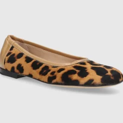 Pomme D`OR Damen Ballerinas 0971 Materialmix Leo