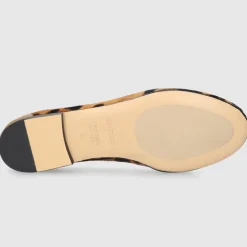 Pomme D`OR Damen Ballerinas 0971 Materialmix Leo