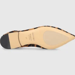 Pomme D`OR Damen Ballerinas 1000U Materialmix Leo