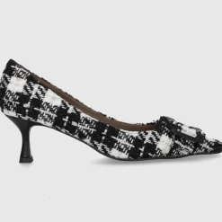 Roberto Festa Damen Pumps ONLY Baumwolle schwarz-kombi