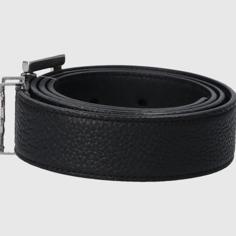 Saint Laurent Herren Gürtel YSL Kalbsleder