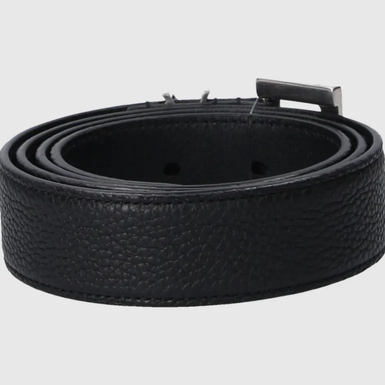 Saint Laurent Herren Gürtel YSL Kalbsleder