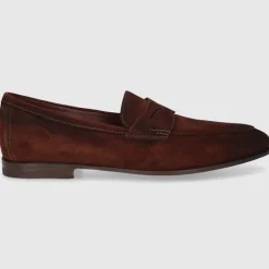 Santoni Herren MOKKASIN MCNC18837SA4SEAA DK-BRAUN