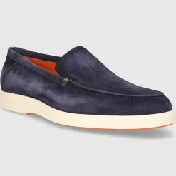 Santoni Herren MOKKASIN MGDT17824TICBGEX DK-BLAU